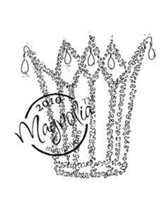 Magnolia Stamps - Wedding Collection - Bridal Crown #249 - Fairy Stamper