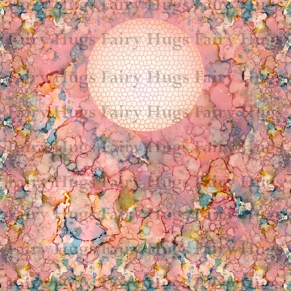 Fairy Hugs - Backgrounds - 6" x 6" - Bubble Gum - Fairy Stamper