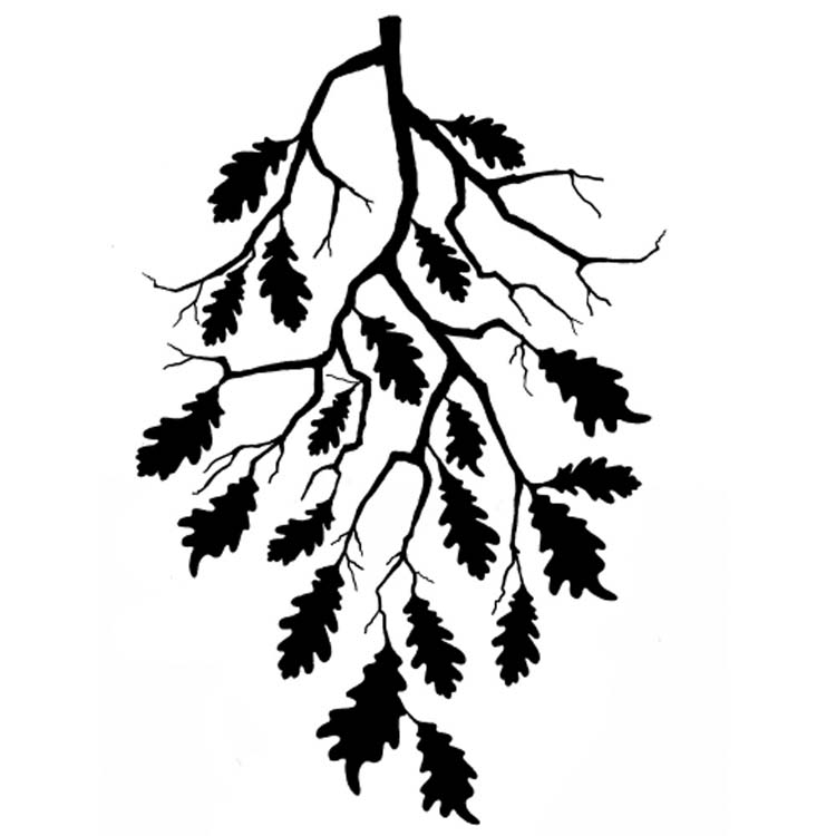 Oak Leaf Branch (LAV468) - Lavinia World