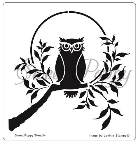Sweet Poppy - Stencils - Owl - Fairy Stamper