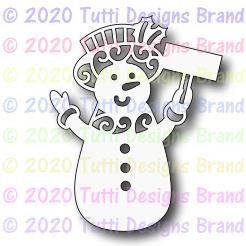 Tutti Designs - Dies - Snowman Silhouette - Lavinia World