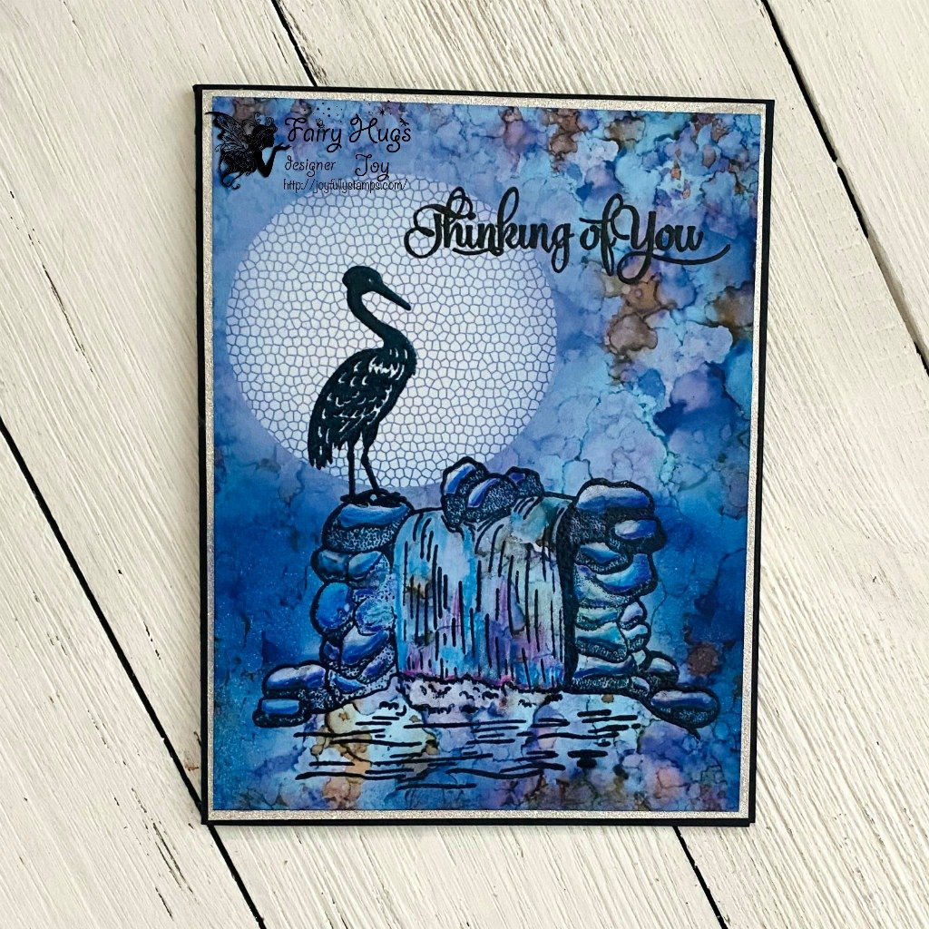 Fairy Hugs Stamps - Heron - Fairy Stamper