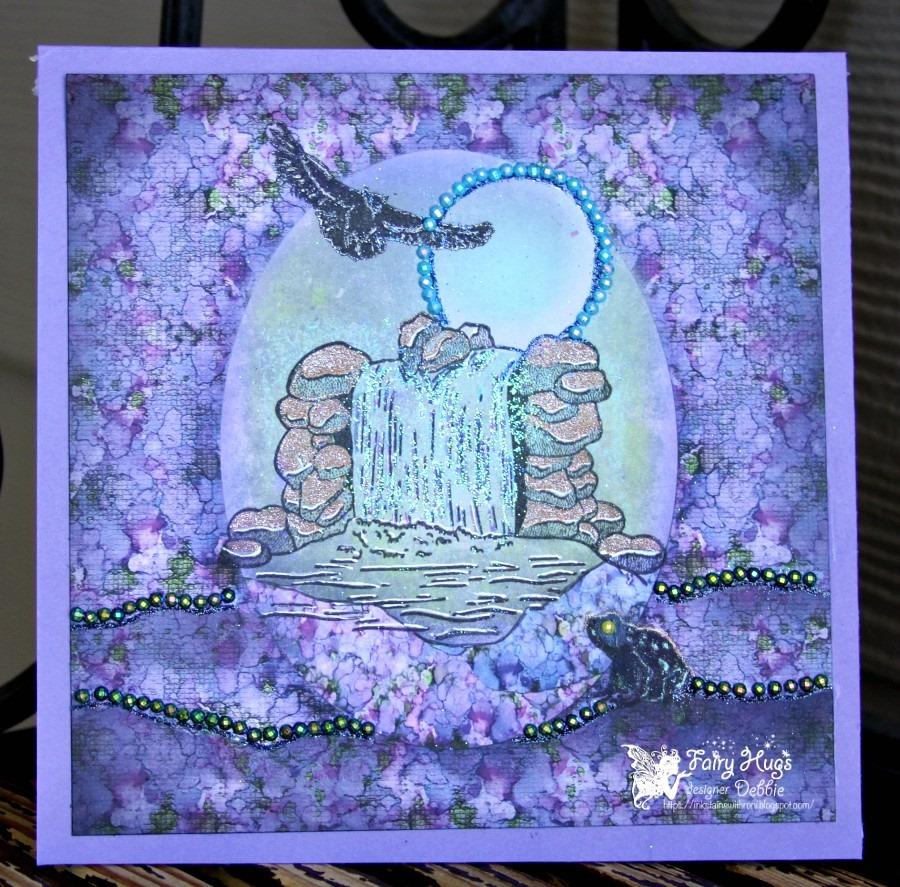 Fairy Hugs Stamps - Waterfall - Fairy Stamper
