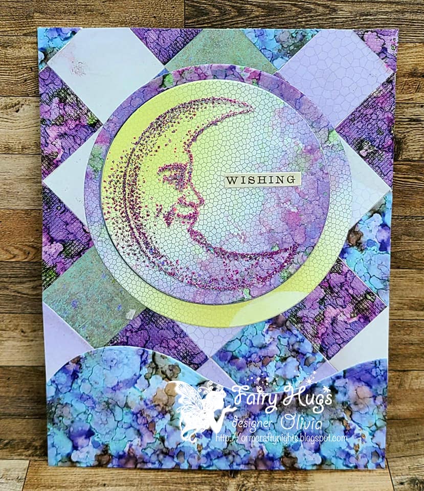 Fairy Hugs Stamps - Happy Moon - Fairy Stamper