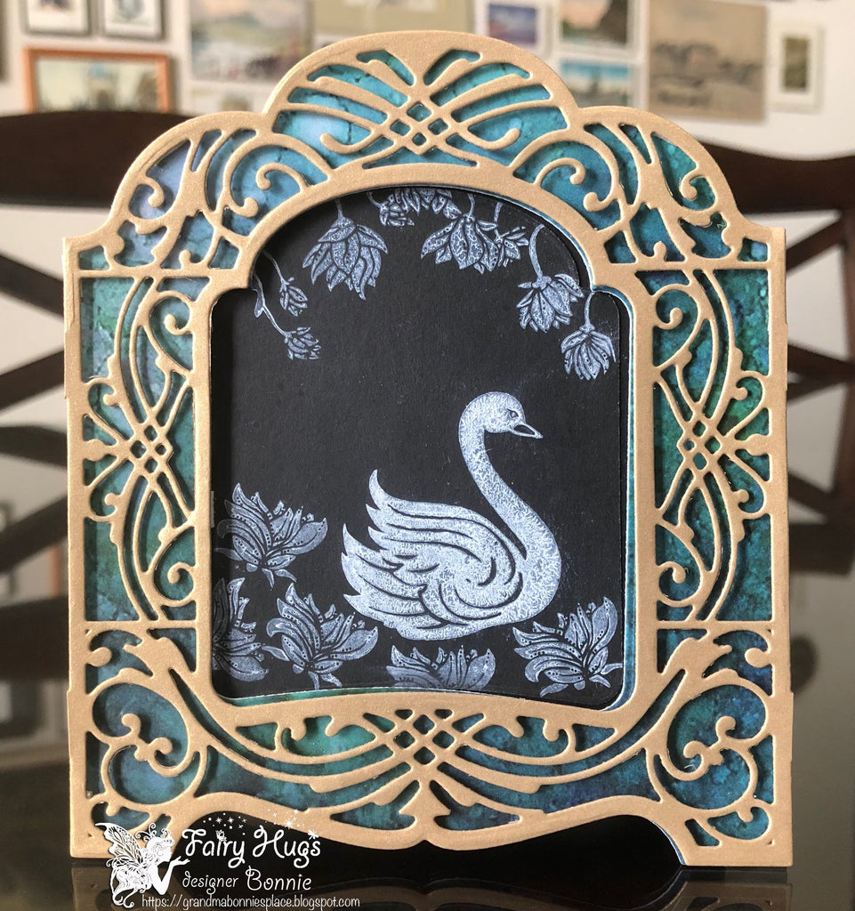 Fairy Hugs Stamps - Swan - Fairy Stamper