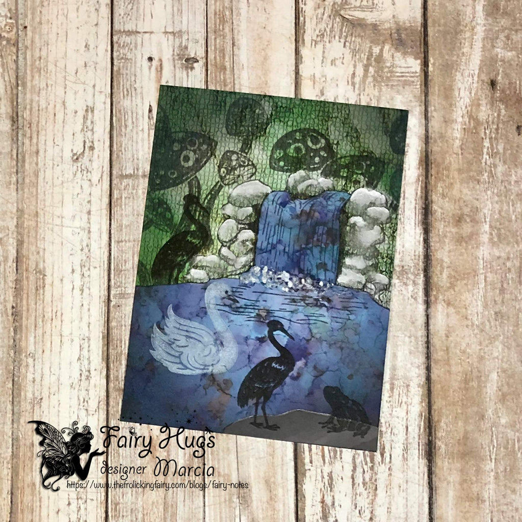 Fairy Hugs Stamps - Heron - Fairy Stamper