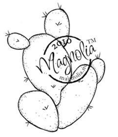 Magnolia Stamps - Bon Voyage Coll. - Cactus  #617 - Fairy Stamper