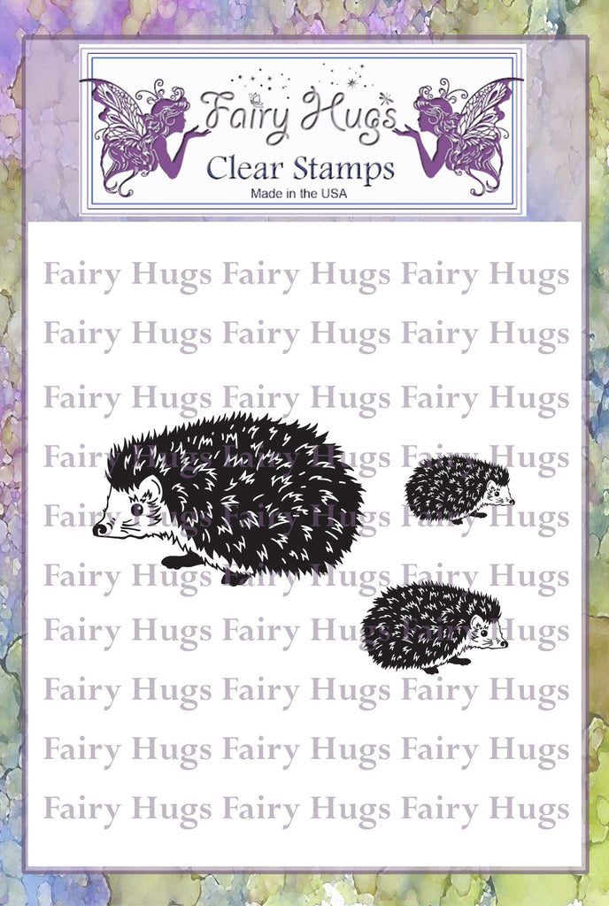 Fairy Hugs Stamps - Hedgehog - Fairy Stamper