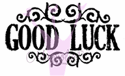 Magnolia Stamps - Fortune Coll. -  Good Luck With Swirls #769 - Fairy Stamper