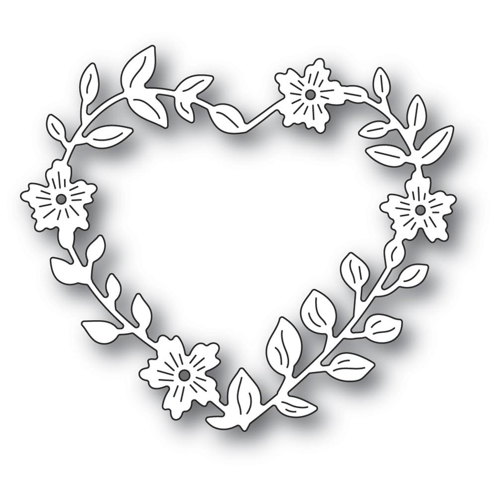 Memory Box - Dies - Blooming Heart Wreath - Lavinia World