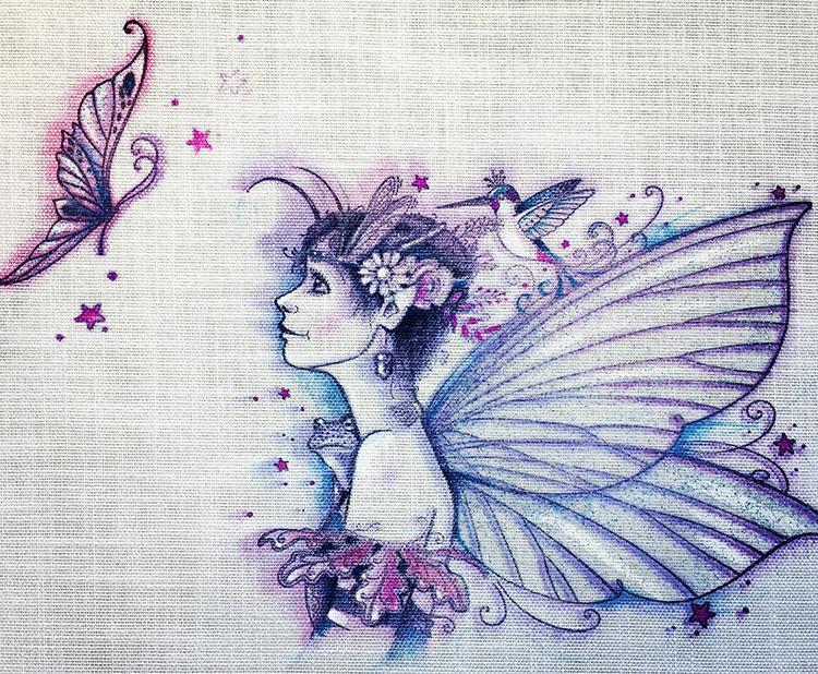 Pink Ink Designs - Stamps - Acorn Fairy - Lavinia World