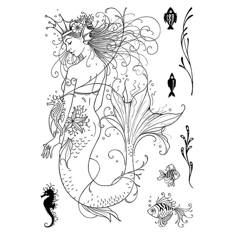 Pink Ink Designs - Stamps - Mermaid - Lavinia World