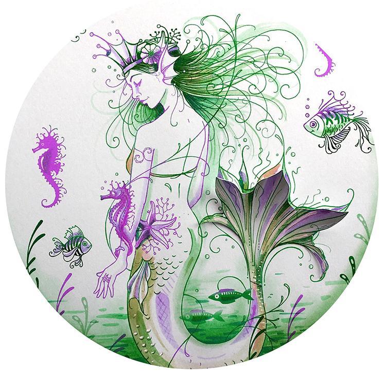 Pink Ink Designs - Stamps - Mermaid - Lavinia World