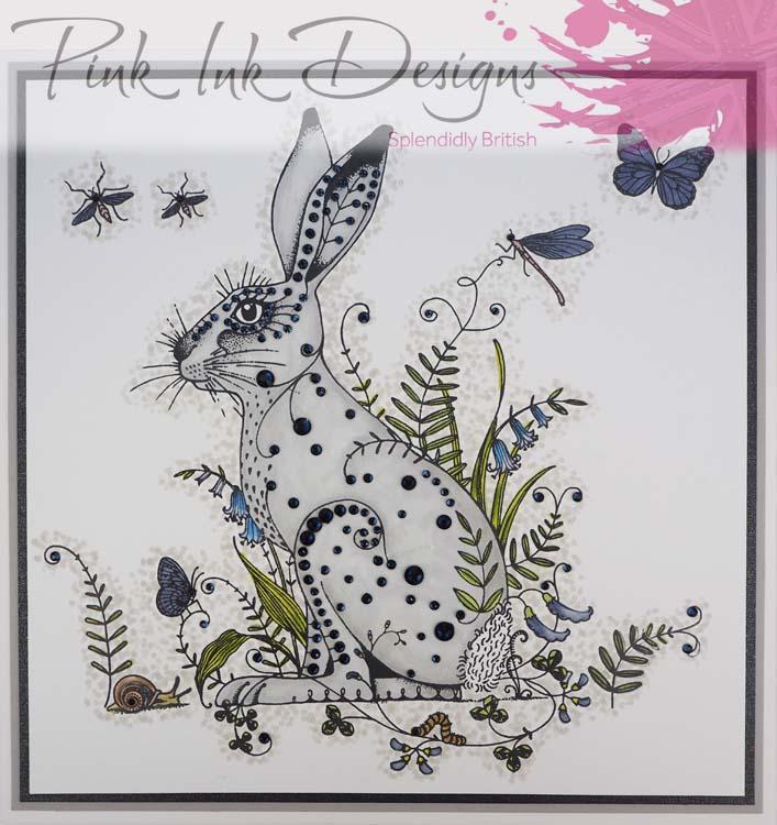 Pink Ink Designs - Stamps - Meadow Hare - Lavinia World