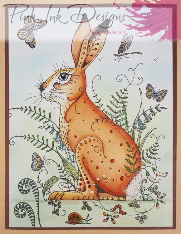 Pink Ink Designs - Stamps - Meadow Hare - Lavinia World