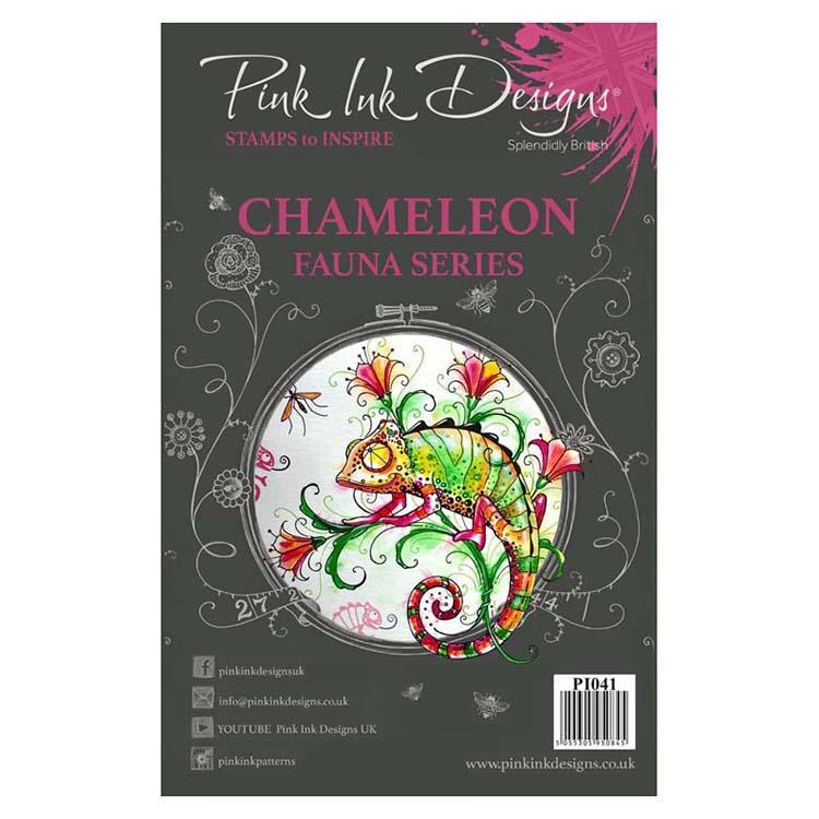 Pink Ink Designs - Stamps - Chameleon - Lavinia World