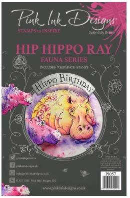 Pink Ink Designs - Stamps - Hip Hippo - Ray - Lavinia World