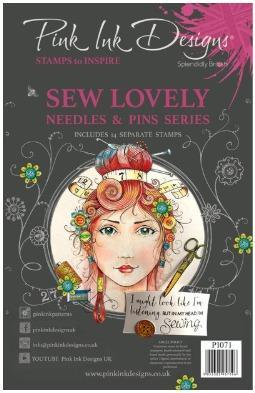 Pink Ink Designs - Stamps - Sew Lovely - Lavinia World