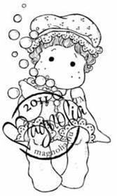 Magnolia Stamps - Prince & Princesses - Tilda With Bathcap #964 - Fairy Stamper
