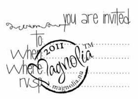 Magnolia Stamps - Prince & Princesses - Your Are Invited To #974 - Fairy Stamper