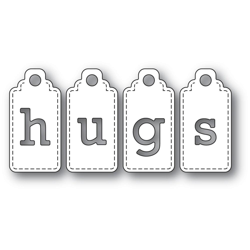 Poppystamps - Dies - Hugs Tags - Lavinia World