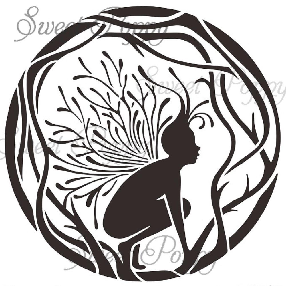 Sweet Poppy - Stencils - Fairy Circle - Fairy Stamper