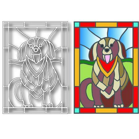 Tutti Designs Dies - Dog Stained Glass - Lavinia World