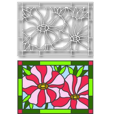 Tutti Designs Dies - Poppies Stained Glass - Lavinia World