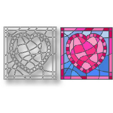 Tutti Designs Dies - Heart Stained Glass - Lavinia World