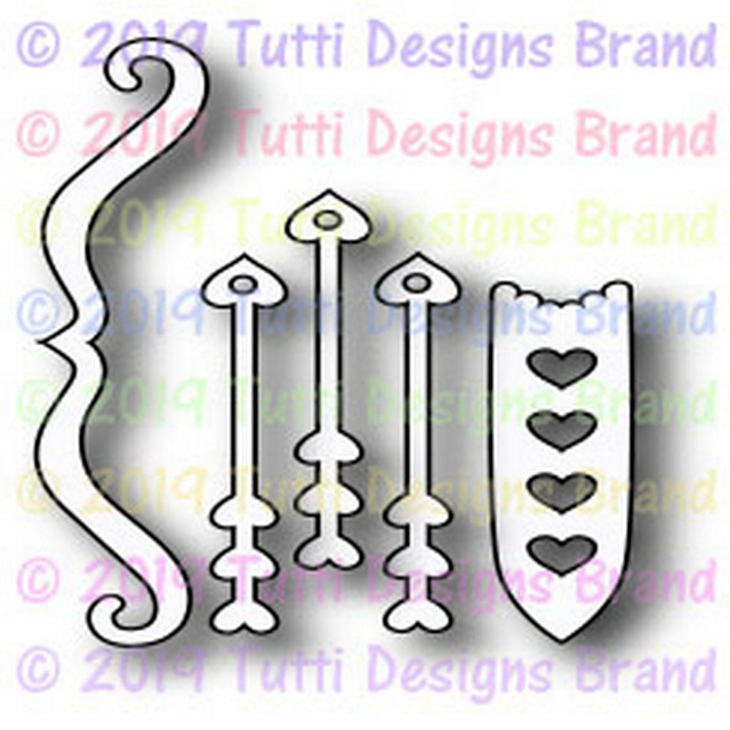 Tutti Designs Dies - Love Arrows - Lavinia World