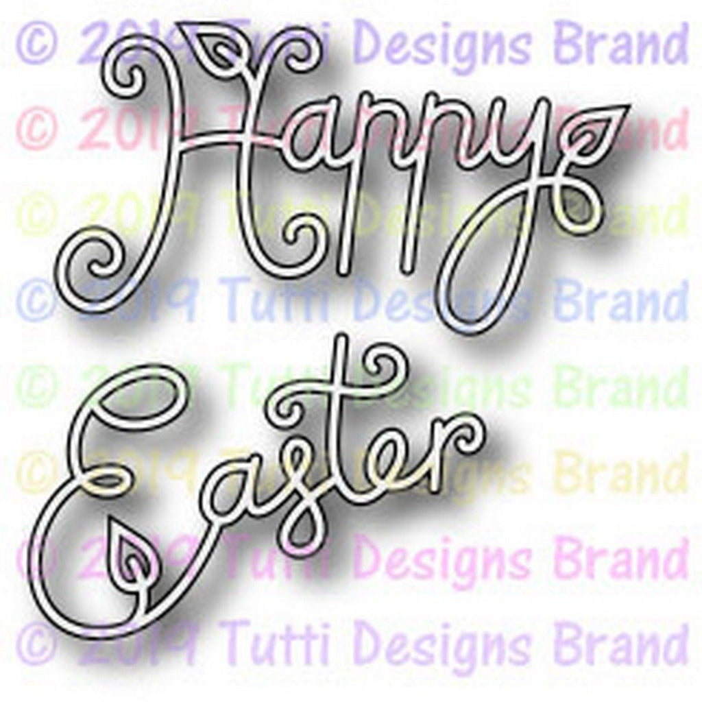 Tutti Designs Dies - Leafy Happy Easter - Lavinia World