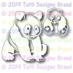 Tutti Designs Dies - Pandas - Lavinia World