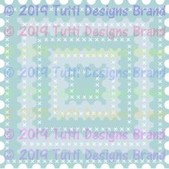 Tutti Designs Dies - Cross Stitch Postage - Lavinia World
